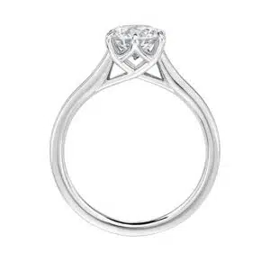 Anillo de compromiso con diamante solitario de seis puntas ewa joyeria