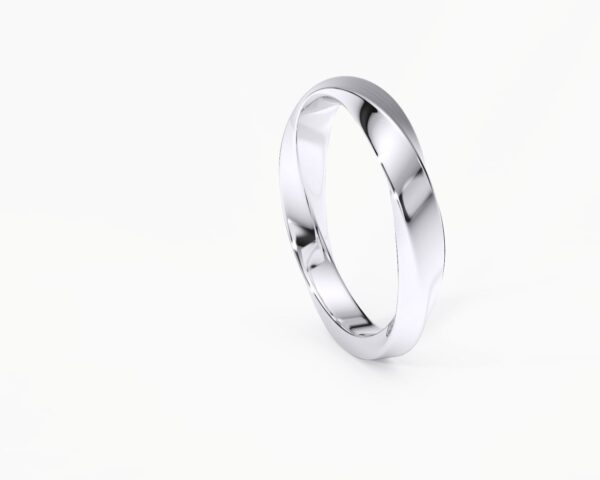 Anillo de matrimonio hombre estilo TWIST EWA joyeria 3