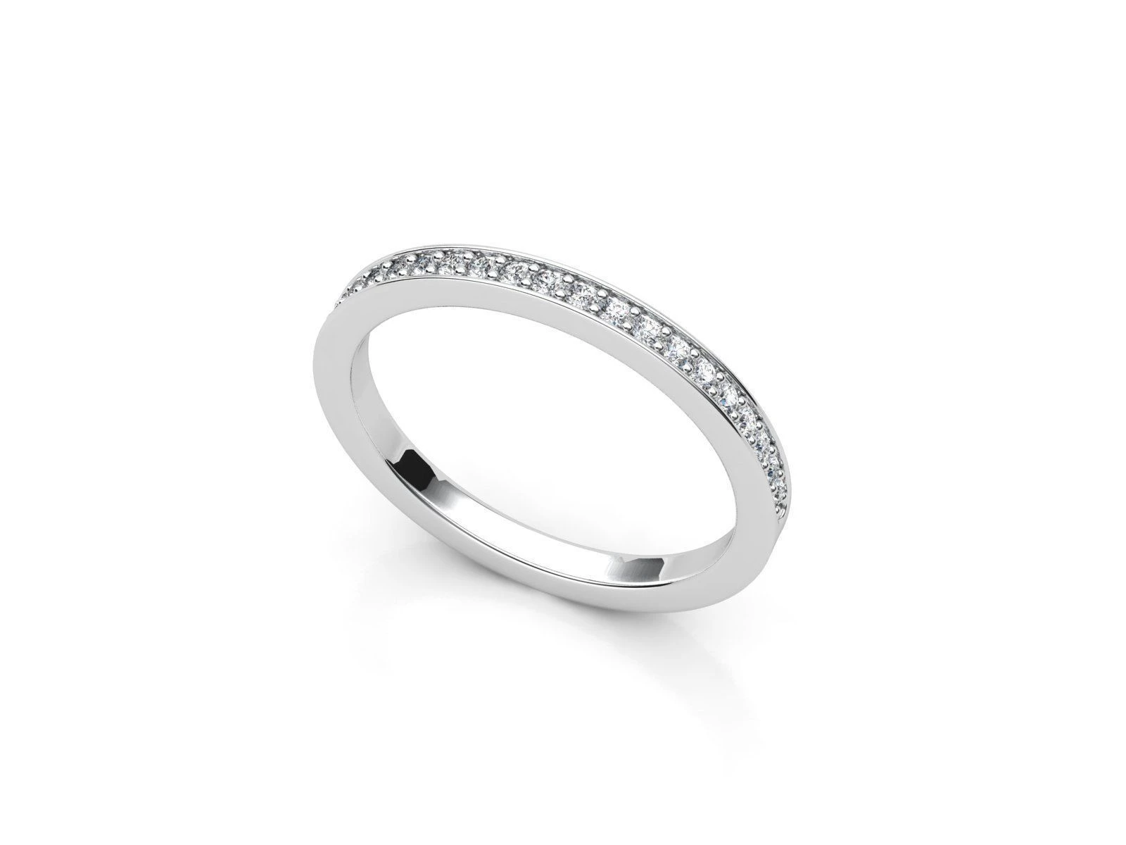 Anillo de matrimonio mujer en oro blanco con diamantes estilo CHANEL EWA Joyeria 3 Anillo de matrimonio mujer en oro blanco con diamantes estilo CHANEL EWA Joyeria 3
