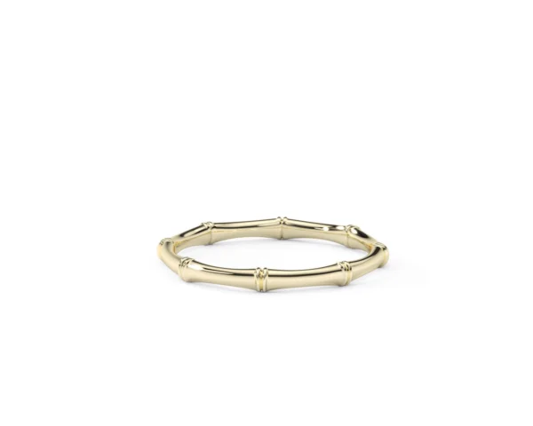 EWA Joyeria Anillo de oro amarillo estilo MINIMALISTA2 1