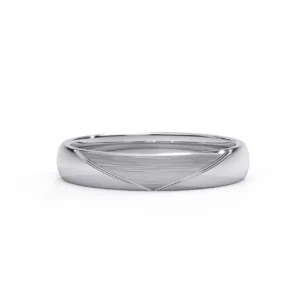 Anillo de matrimonio hombre estilo V