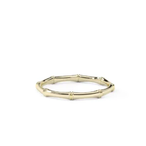 Anillo en oro amarillo estilo OCTAGON